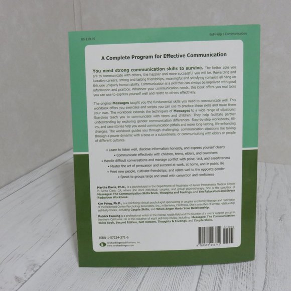 The Messages Workbook: Powerful Strategies for Effective Communication at Work.. - Picture 2 of 2